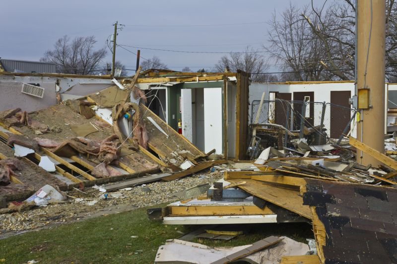 Damaged Shed Roof